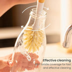 Vigar Zeroline 10.2" Long Bamboo Dish Brush, Ideal Dish Brush - Image 5