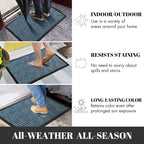 Yimobra Large Door Mat 47x24, All-Weather Waterproof Non-Slip Welcome Matt - Image 6