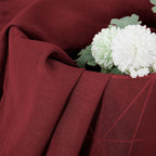 Tollpiz Short Sheer Curtain Linen Textured Living Room Curtains Sheer Light - Image 6
