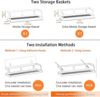 PUSDON Metal Wall Hanging Basket 2 Packs DIY Suitable - Image 5