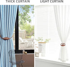 2 PCS Magnetic Curtain Tiebacks, European Style Convenient Drape Tie Backs - Image 7