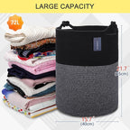 COMSE Extra Large Blanket Basket, Tall Woven Storage Basket, Nursery Hamper - Image 3