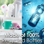 PopYum Seattle Gray Space Saving Drying Rack from 100% Recycled Bottles - Image 3