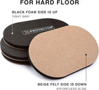 Felt Furniture Sliders Hardwood Floors X-PROTECTOR – 4 PCS 9 1/2 inch Furniture - Image 4
