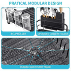 Dish Drying Rack for Kitchen Counter, Kitchen Dish Rack, Sink Dishes Strainer - Image 4
