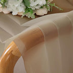 Chyhomenyc Sheer Taupe Valances - Image 2