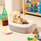 Small Storage Baskets for Organizing | Closet Organizer Bins | Shelf Toy Basket - Image 4