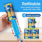AZEN Lint Roller, Lint Rollers for Pet Hair Extra Sticky, 600 Sheets Lint Roller - Image 3