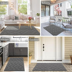 hicorfe Indoor Doormat, Front Back Door Mat Rubber Backing Non Slip Door Mats - Image 8