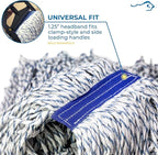 KLEEN HANDLER Cut End Finish Mop | 1.25" Universal Headband Maximum Absorption - Image 5