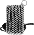 Herda Chain Mail Cast Iron Cleaner Scrubber, 316 Chainmail Pan Scrubber Metal by Betterqualitybetterlife