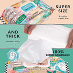 6 Packs Surface Cleaning Wipes Bleach Free, Thick & Large Dispose, All-Purpose - Image 3