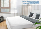 PlushDeluxe Premium Bamboo Mattress Protector – Queen Size, Waterproof - Image 6