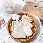 Rtteri 240 Pcs Soap Exfoliating Bag, Natural Sisal Soap Pouch Saver Body Shower - Image 6