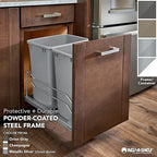 Rev-A-Shelf Double Pullout Trash Cans - Image 6