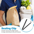 PATIKIL Sealing Clips 4.3 Inch, 10 Pack Reusable Plastic Bag Clip Clamp Sealer - Image 5