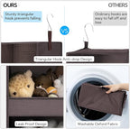 GRANNY SAYS 3 Shelf Hanging Closet Organizers and Storage, Collapsible Closet - Image 4