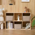 Small Organizing Baskets for Cubes Shelf, 9.7x9.7x7.1 Inch Rope Woven Storage - Image 3