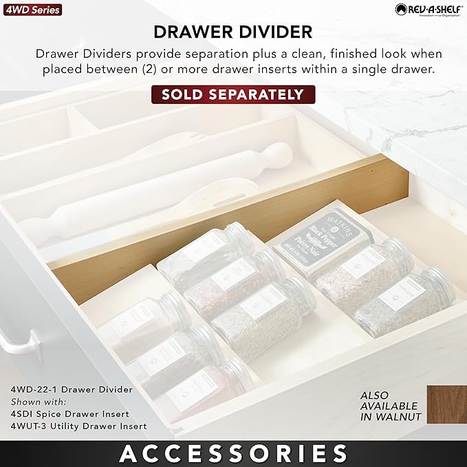 Rev-A-Shelf Trim-to-Fit Silverware Drawer Organizer - Image 5