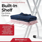 Bartnelli Extra Wide Pro Ironing Board 19x48 Ironing Surface - Image 7