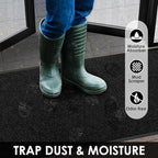 3′ x 8′ Front Door Mat Indoor Outdoor Entrance, Commercial Floor Mat Heavy Duty - Image 5