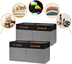 DULLEMELO 13x13 Storage Cubes, Collapsible Sturdy Cube Storage Bins - Image 5