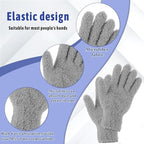 Microfiber Gloves Reusable Microfiber Dusting Gloves Washable Plant Gloves - Image 3