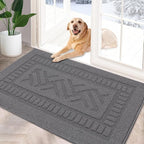 FONEYI Indoor Doormat, Front Back Door Mat Rubber Backing Non Slip Door Mats by FONEYI