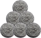 Stainless Steel Scrubber Scrubbing Scouring Pad Sponges Clean Pot Pan and Steel by GUEICN