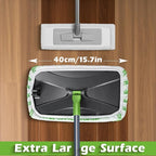 MASTERTOP Dust Mop for Hardwood Floors, Extra Large Microfiber Flat Mop - Image 2