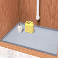 URMONA Waterproof Silicone Under Sink Mat 31'' x 22'' Shelf Liner by URMONA