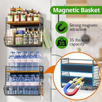 2 Pack Magnetic Shelf for Fridge - Image 2