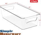 Simple Houseware Freezer Organizer Bins, 2 Packs - Image 2