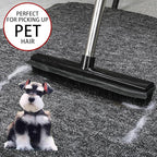 Rubber Broom and Dustpan Set, Pet Hair Removal Rubber Broom - Image 6