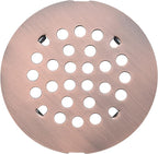 rrajj 4-1/4 Inch Round Snap-in Shower Floor Drain Cover Replacement Cover by RRAJJ
