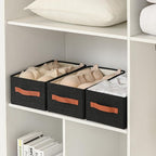 linen closet organizers and storage, 3 Pack Large Storage Baskets, Clothing - Image 9