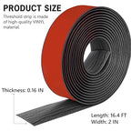 16.4Ft Floor Transition Strip Self Adhesive Vinyl Cover Floor Strip Flat - Image 2