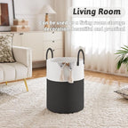 Laundry Basket, Woven Cotton Rope Laundry Hamper, 100L - Image 5