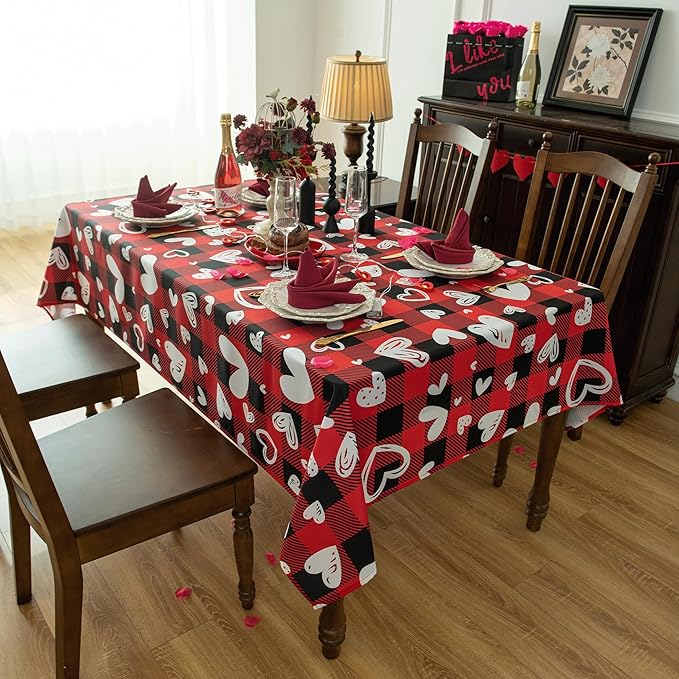 Waterproof Checkered Tablecloth Fabric - Image 5