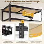 1980LBS Storage Shelves, 5-Tier Adjustable Pantry Shelves, Metal Shelving Unit - Image 6