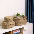 KOLWOVEN Set of 3 Wicker Storage Baskets - Image 2