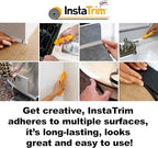 InstaTrim Bronze New & Improved Caulk Trim, 3/4" by 10 ft, Water-Resistant - Image 7