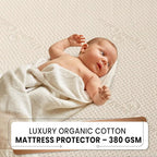 Crib Luxury Organic Cotton Mattress Protector - Image 2