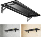 1.2x3ft Adjustable Rail Type Folding Storage Rack Shelf, Suitable by AECXM