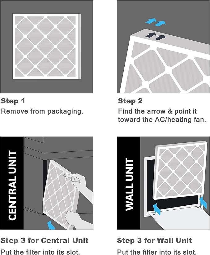 Aerostar 21 1/4x21 1/4x1 MERV 11, Pleated Air Filter, 21 1/4 x 21 1/4 x 1 - Image 5