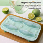 7.48inch Newly Upgraded 4-grid 3D Dinosaur Ice Tray and Covered Silicone Ice - Image 4
