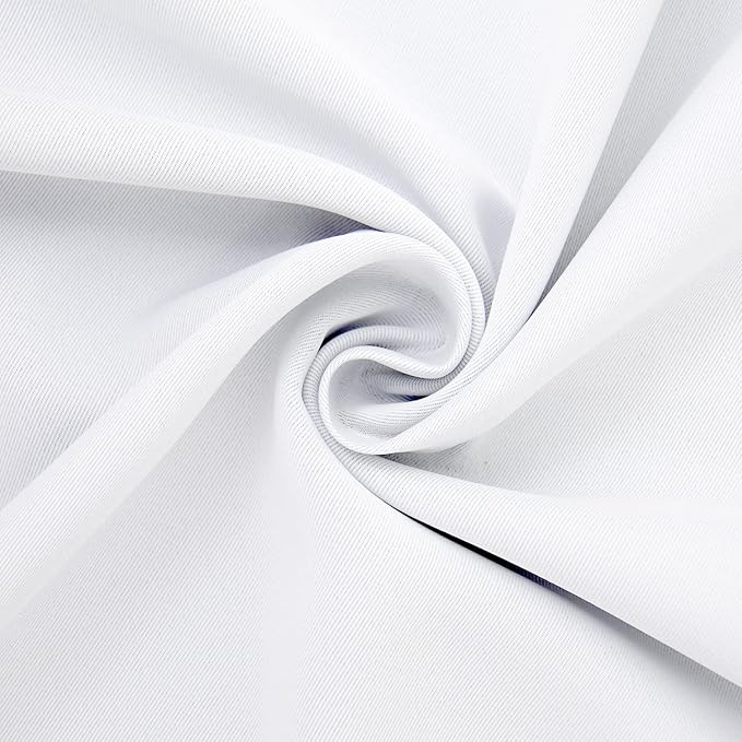 BGment White Curtains 63 Inch Length - Image 5