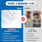 Alise Flip Latch, Gate Latches Slide Bolt Latch Safety Door Lock Catch - Image 4