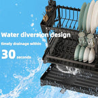 Dish Drying Rack, Stainless Steel Dish Rack, 2-Tier Kitchen Organizers - Image 6