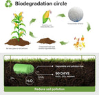 Compost Bags, 13 Gallon, Extra Thick 1.1 Mils, Compostable Food scrap waste bags - Image 5